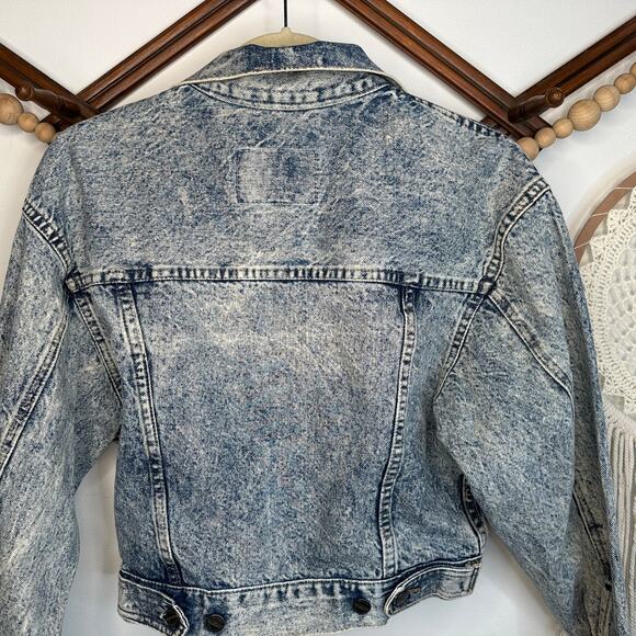 Vintage Palmetto's Acid Wash Denim Jean Jacket - Picture 6 of 6